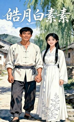 短剧《皓月白素素》海报