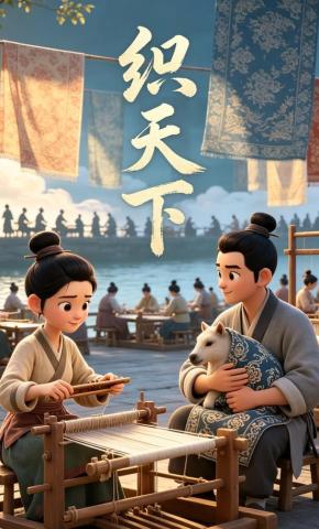 短剧《织天下》海报