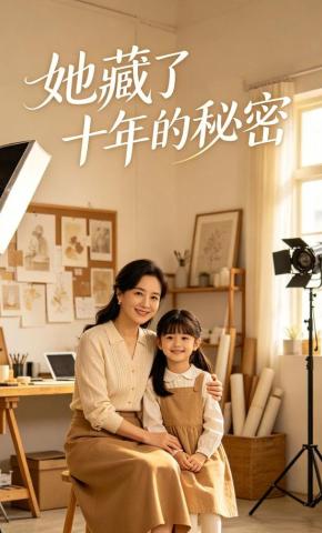 短剧《她藏了十年的秘密》海报