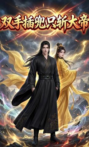 短剧《双手插兜只斩大帝》海报