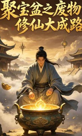 短剧《聚宝盆之废物修仙大成路》海报