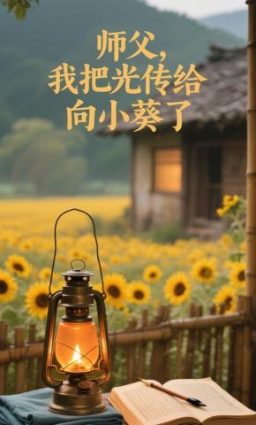 短剧《师父，我把光传给向小葵了》海报