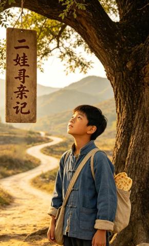 短剧《二娃寻亲记》海报