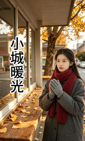 短剧《小城暖光》海报
