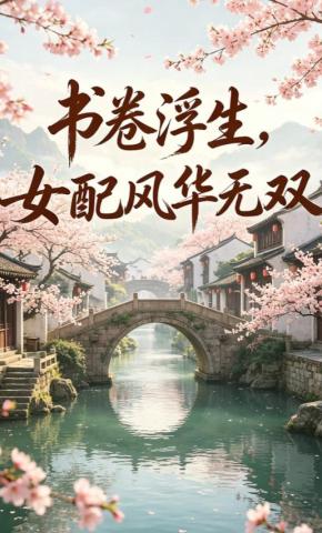 短剧《书卷浮生，女配风华无双》海报