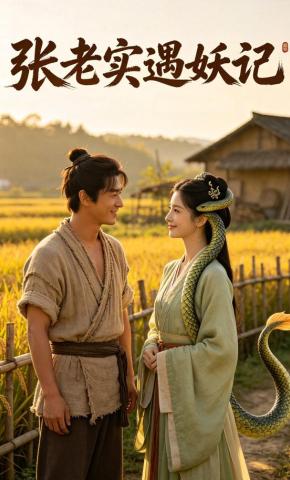 短剧《张老实遇妖记》海报