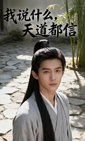 短剧《我说什么，天道都信》海报
