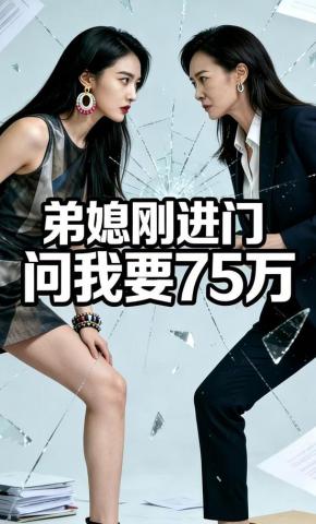 短剧《弟媳刚进门问我要75万》海报
