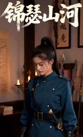 短剧《锦瑟山河》海报
