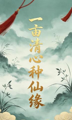 短剧《一亩清心种仙缘》海报