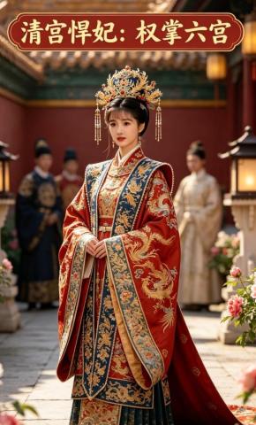 短剧《清宫悍妃：权掌六宫》海报