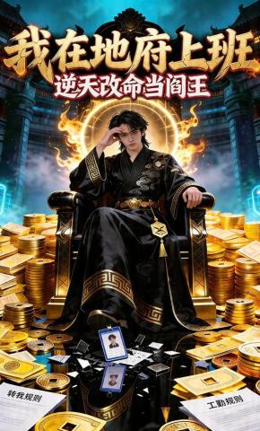 短剧《我在地府上班，逆天改命当阎王》海报