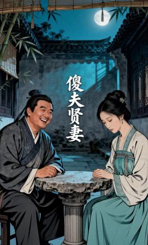 短剧《傻夫贤妻》海报