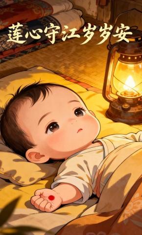 短剧《莲心守江岁岁安》海报