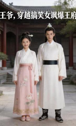 短剧《王爷，穿越搞笑女飒爆王府》海报