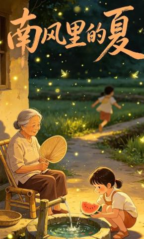 短剧《南风里的夏》海报