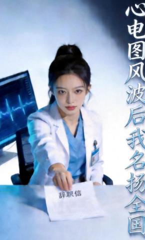 短剧《心电图风波后，我名扬全国》海报