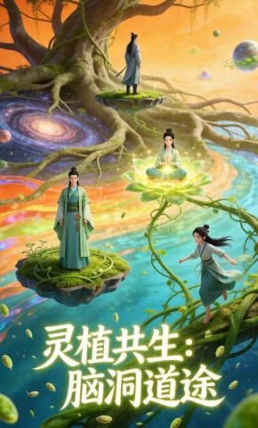 短剧《灵植共生：脑洞道途》海报