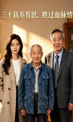 短剧《三十载养育恩，胜过血脉情》海报