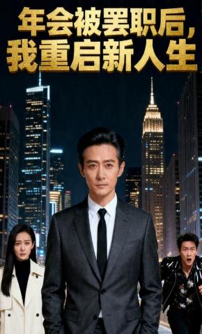 短剧《年会罢职后，我重启新人生》海报