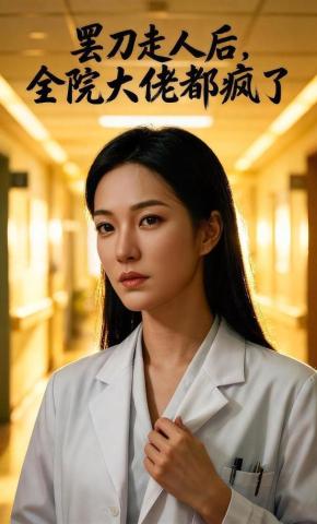 短剧《罢刀走人后，全院大佬都疯了》海报