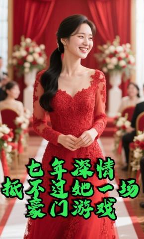 短剧《七年深情，抵不过她一场豪门游戏》海报