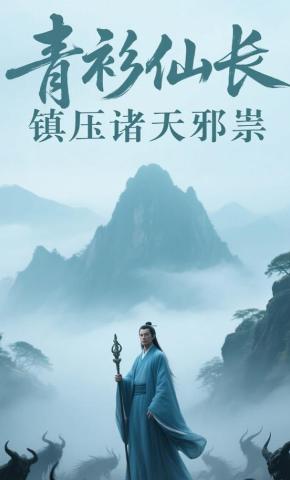 短剧《青衫仙长：镇压诸天邪祟》海报