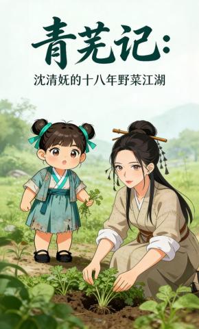 短剧《青芜记：沈清妩的十八年野菜江湖》海报