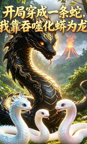 短剧《开局穿成一条蛇，我靠吞噬化蟒为龙》海报