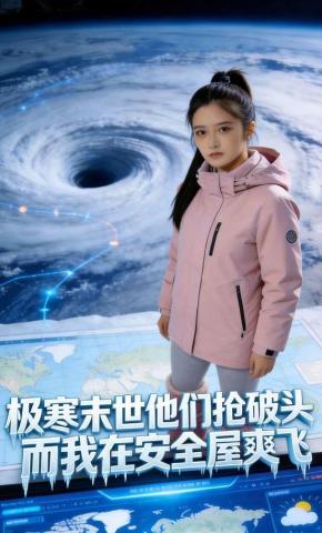 短剧《极寒末世他们抢破头而我在安全屋爽飞》海报