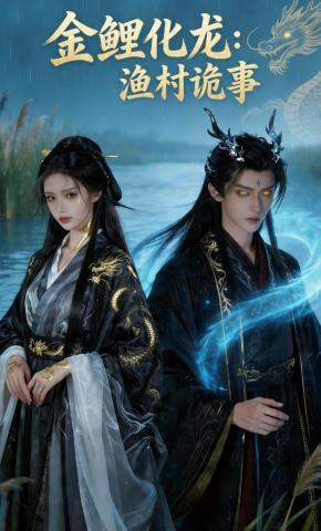 短剧《金鲤化龙：渔村诡事》海报
