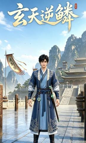 短剧《玄天逆鳞》海报