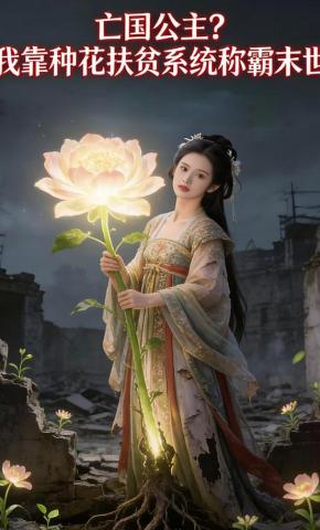 短剧《亡国公主？我靠种花扶贫系统称霸末世》海报