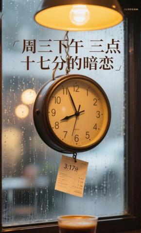 短剧《周三下午三点十七分的暗恋》海报