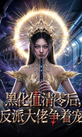 短剧《黑化值清零后，反派大佬争着宠》海报