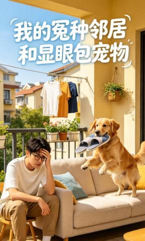 短剧《我的冤种邻居和显眼包宠物》海报