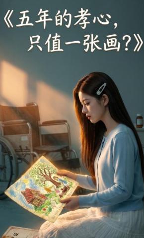 短剧《五年的孝心只值一幅画》海报