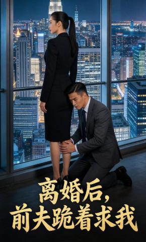 短剧《离婚后，前夫跪着求我》海报
