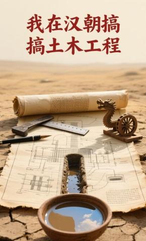 短剧《我在汉朝搞土木工程》海报