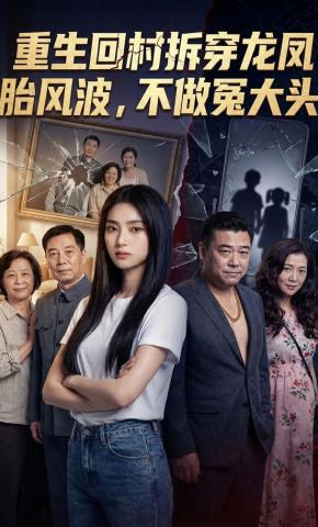 短剧《重生回村拆穿龙凤胎风波，不做冤大头》海报