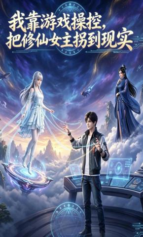 短剧《我靠游戏操控，把修仙女主拐到现实》海报