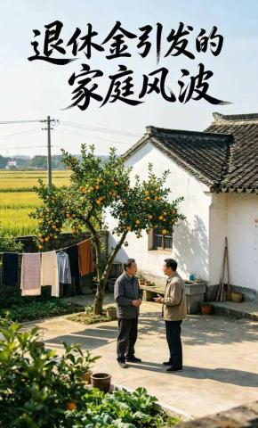 短剧《退休金引发的家庭风波》海报