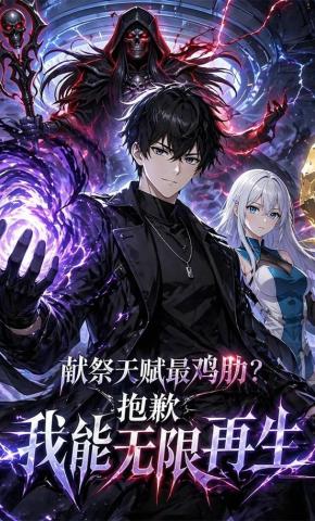 短剧《献祭天赋最鸡肋？抱歉我能无限再生》海报