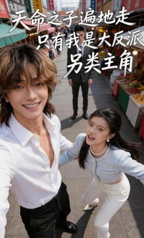 短剧《天命之子遍地走：只有我是大反派另类主角》海报