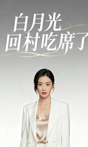 短剧《白月光回村吃席了》海报