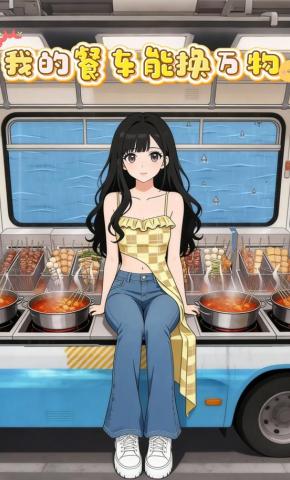 短剧《我的餐车能换万物》海报