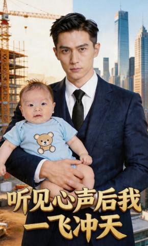 短剧《听见心声后，我一飞冲天》海报