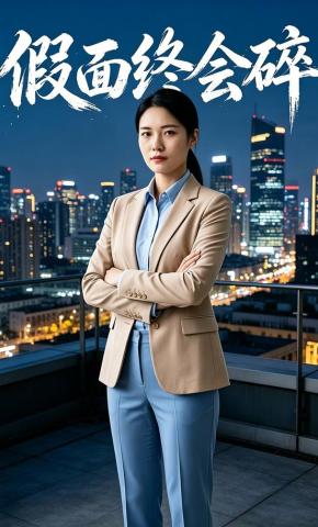 短剧《假面终会碎》海报