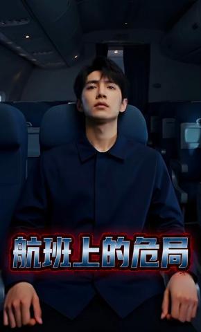 短剧《航班上的危局》海报