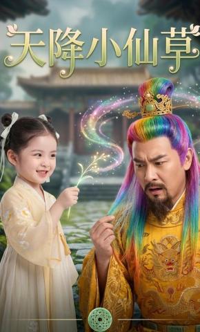 短剧《天降小仙草》海报